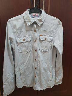 Denim Longsleeves Polo