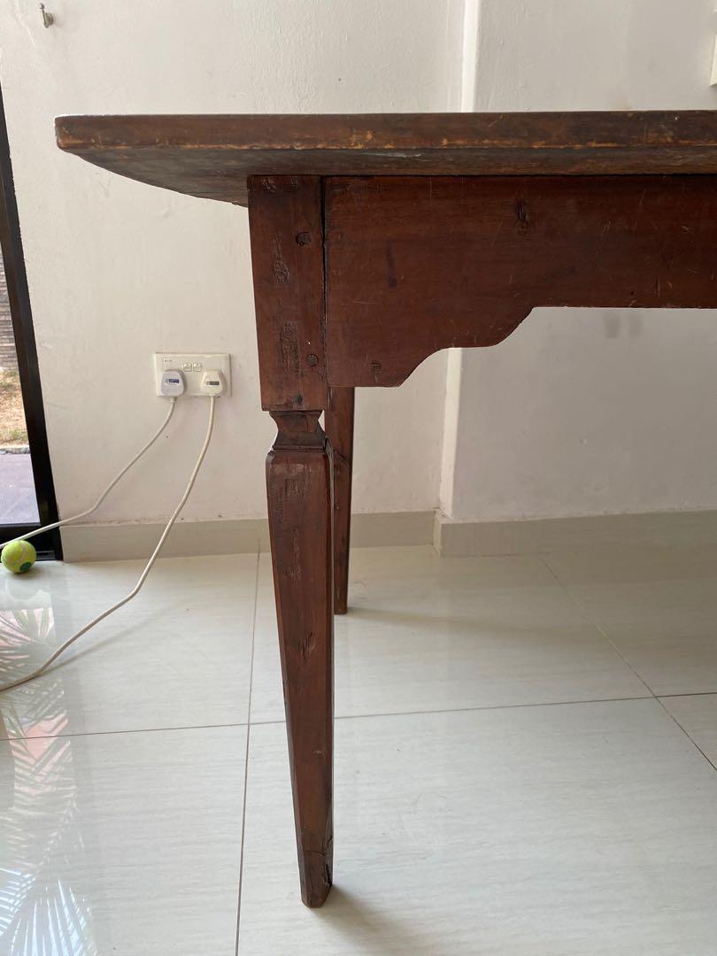 Dining Table (Category: Tables & Sets) located in Singapore. Submitted by moosejane (Listing ID 1163400617, Image 2). Description: Wooden dining table that seats 6 comfortably. .