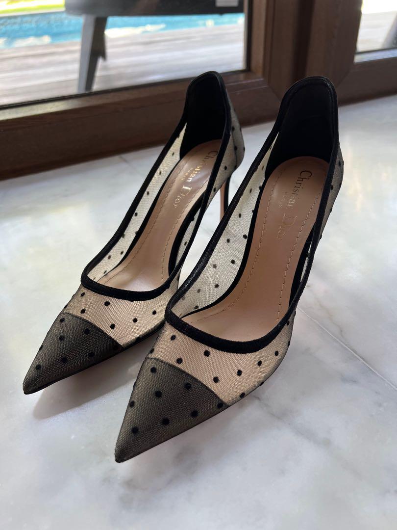 Christian dior online polka dot shoes
