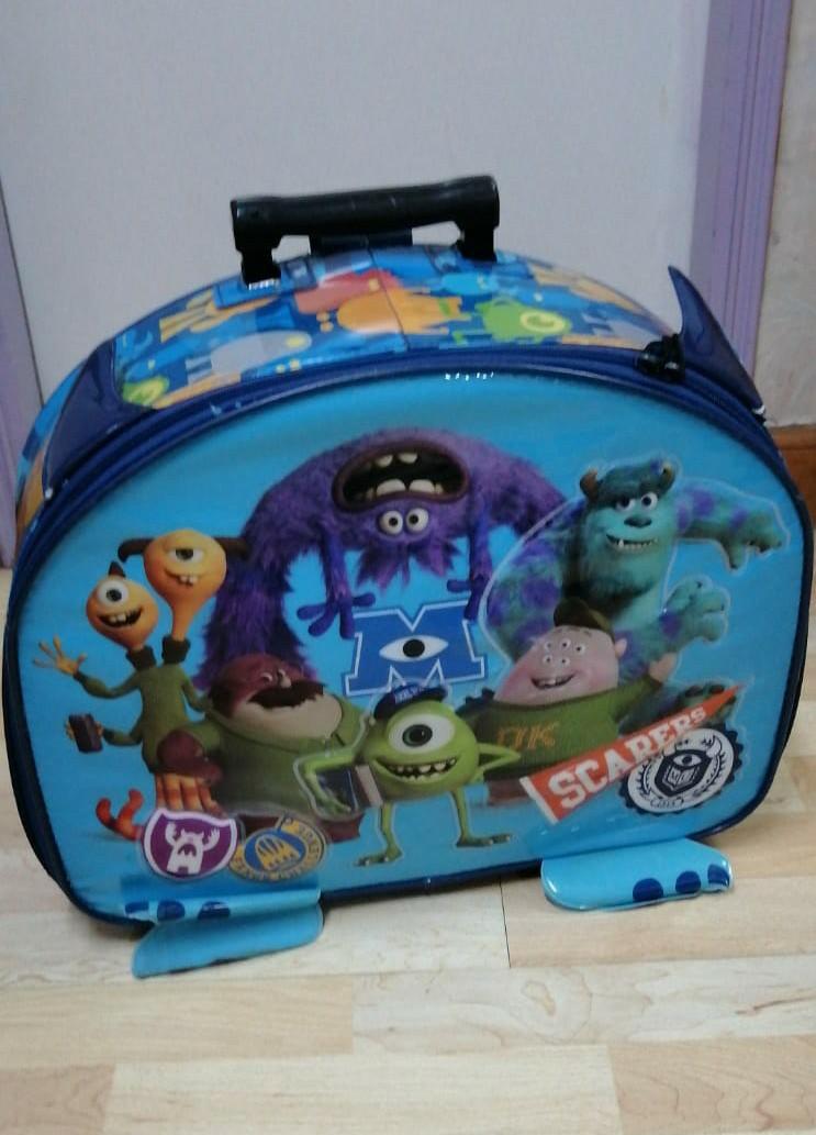 Disney Monster Inc kids hand carry suitcase luggage