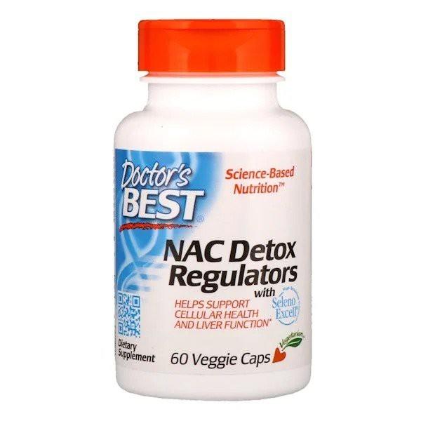 Doctor's Best NAC Detox Regulators - 60 veg capsules, Health ...