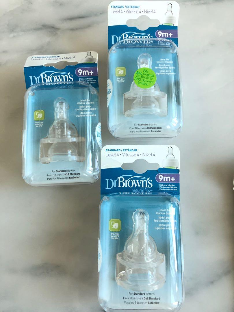 Dr Brown’s bottle nipple, Vent reservoirs, vent inserts, Babies & Kids