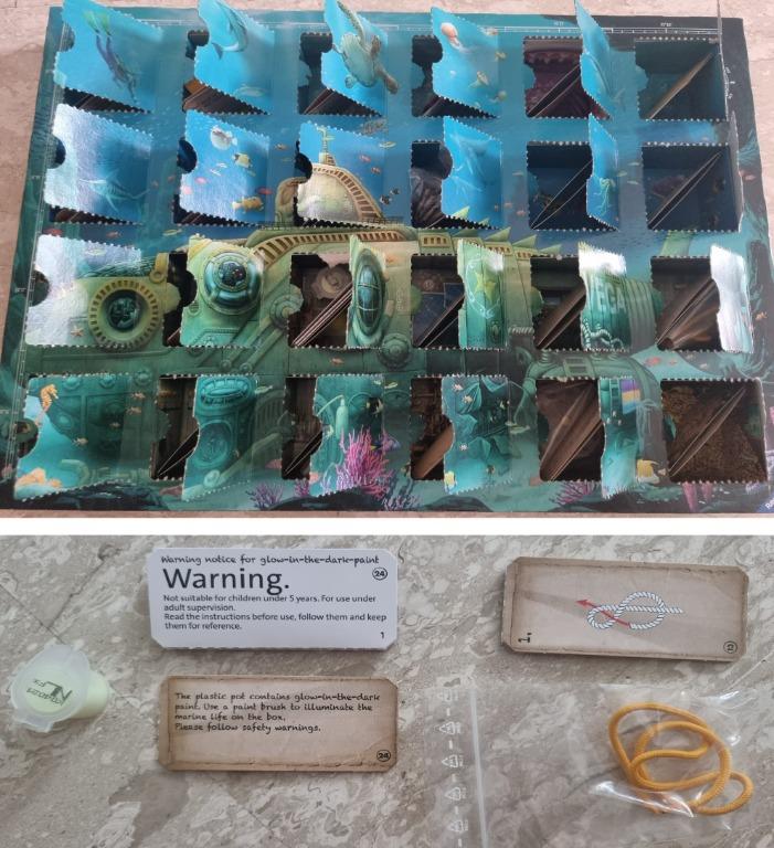 ESCAPE: The Sunken Submarine Advent Calendar Cluedo Detective Games