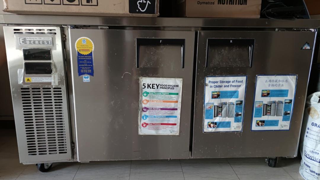Everest commercial freezer & fridge, TV & Home Appliances, Kitchen