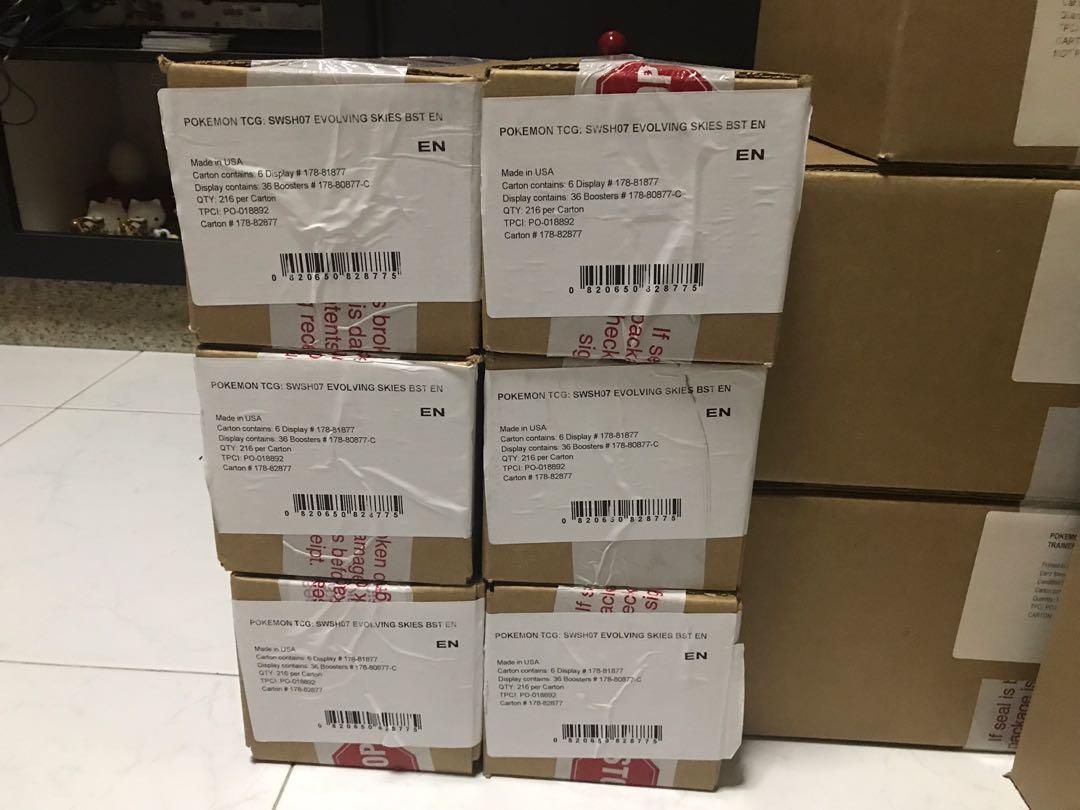 Evolving Skies Booster Box, Hobbies & Toys, Toys & Games on Carousell