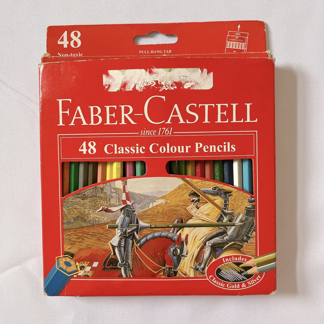 FABER CASTELL 48 CLASSIC COLOR PENCILS, Hobbies & Toys, Stationary