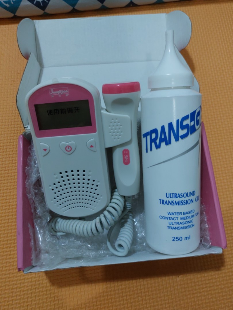 FETAL DOPPLER WITH GEL, Babies & Kids, Maternity Care on Carousell