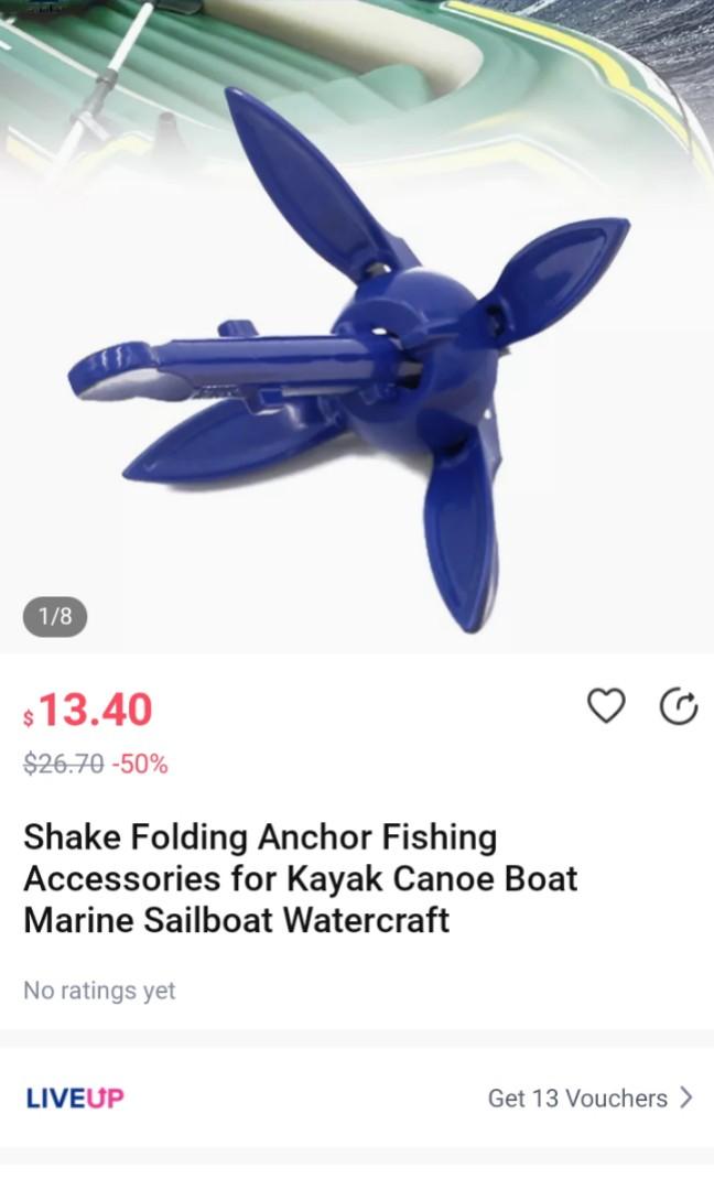 Folding Anchor, Sports Equipment, Fishing on Carousell