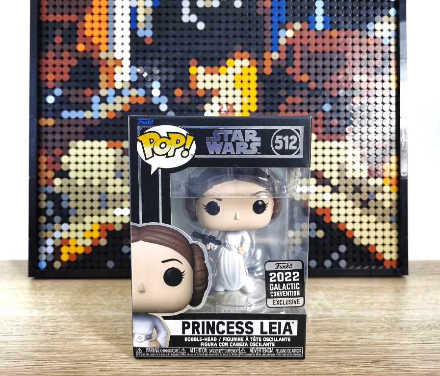 Funko Pop! Star Wars Princess Leia #512 2022 Galactic Conv. Excl