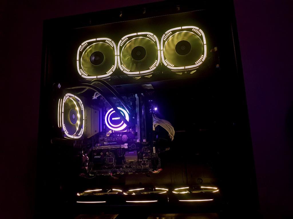 Gaming Rig - Like System Unit with Liquid Cooler in Inwin 303 Gaming ...