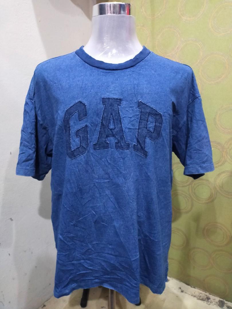 Gap dyed with indigo shirt, Men's Fashion, Tops & Sets, Tshirts