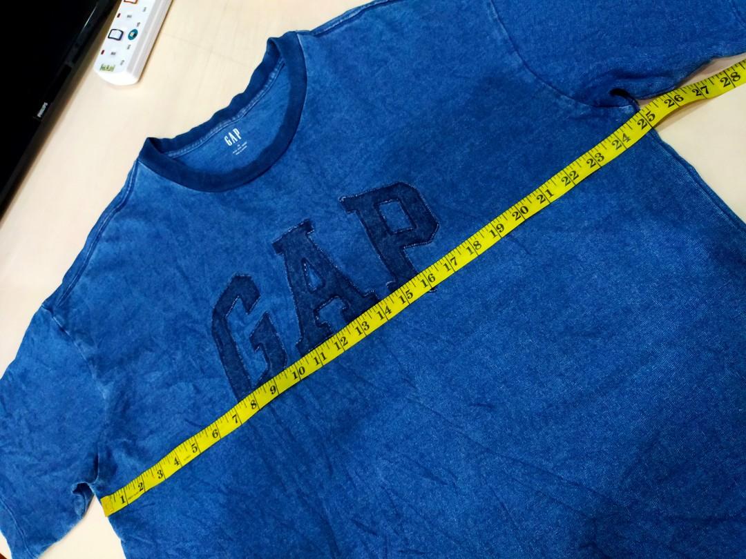 Gap dyed with indigo shirt, Men's Fashion, Tops & Sets, Tshirts