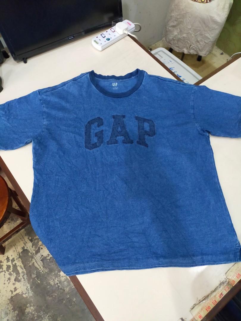 Gap dyed with indigo shirt, Men's Fashion, Tops & Sets, Tshirts