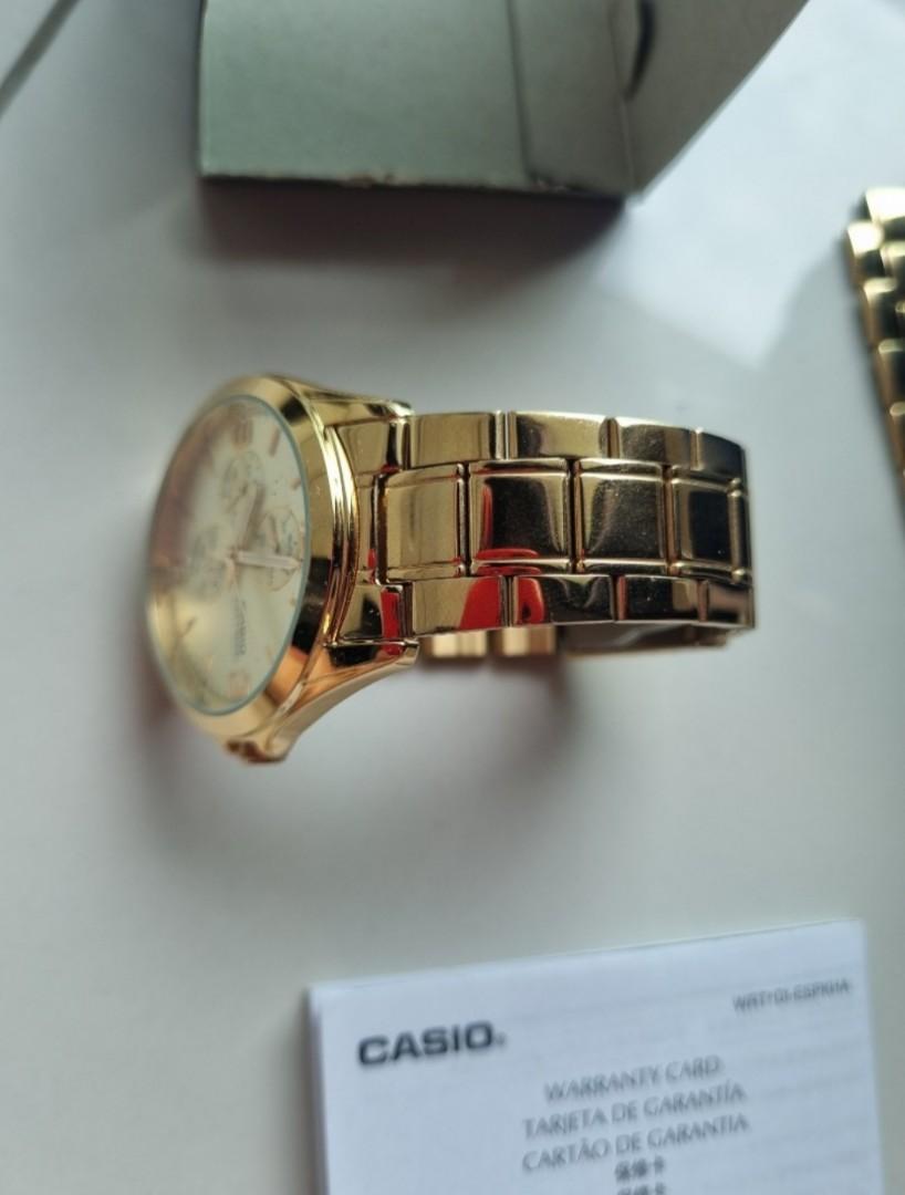 Casio watch clearance gold original