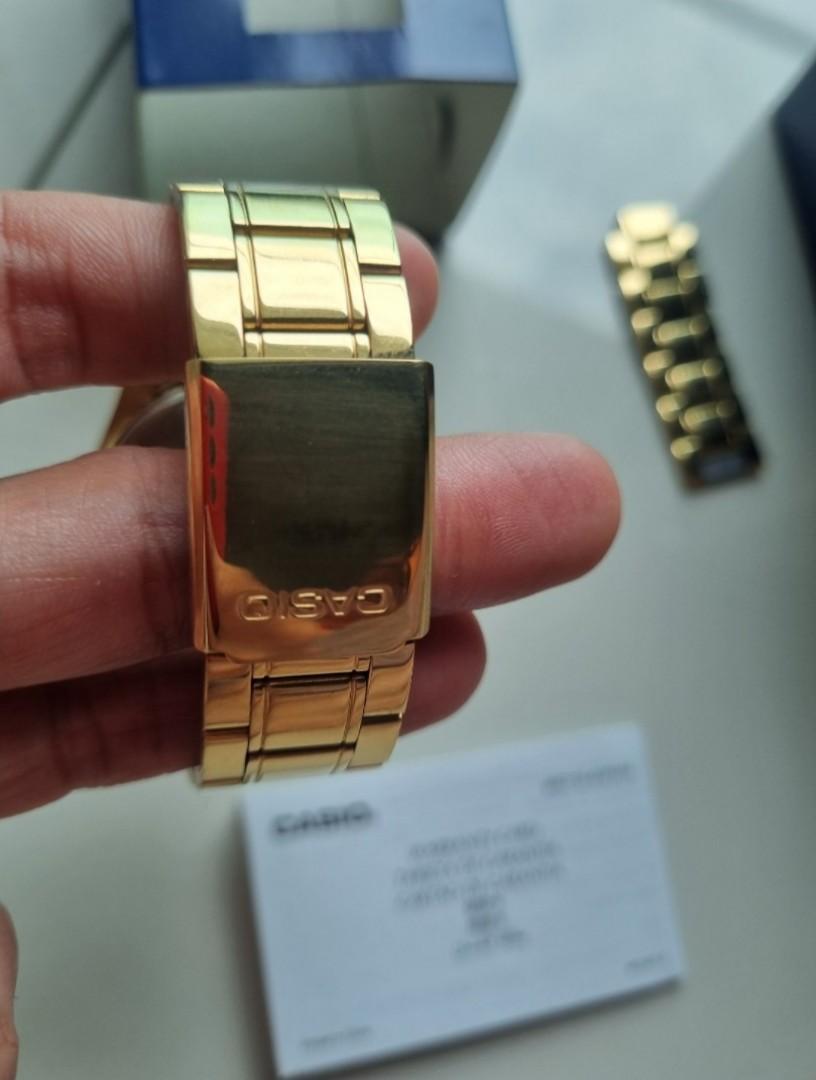 Casio watch on sale gold original