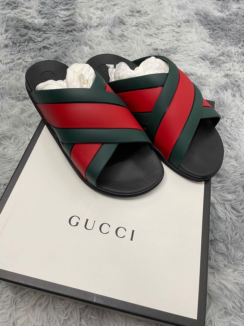 Gucci slides men on sale clearance