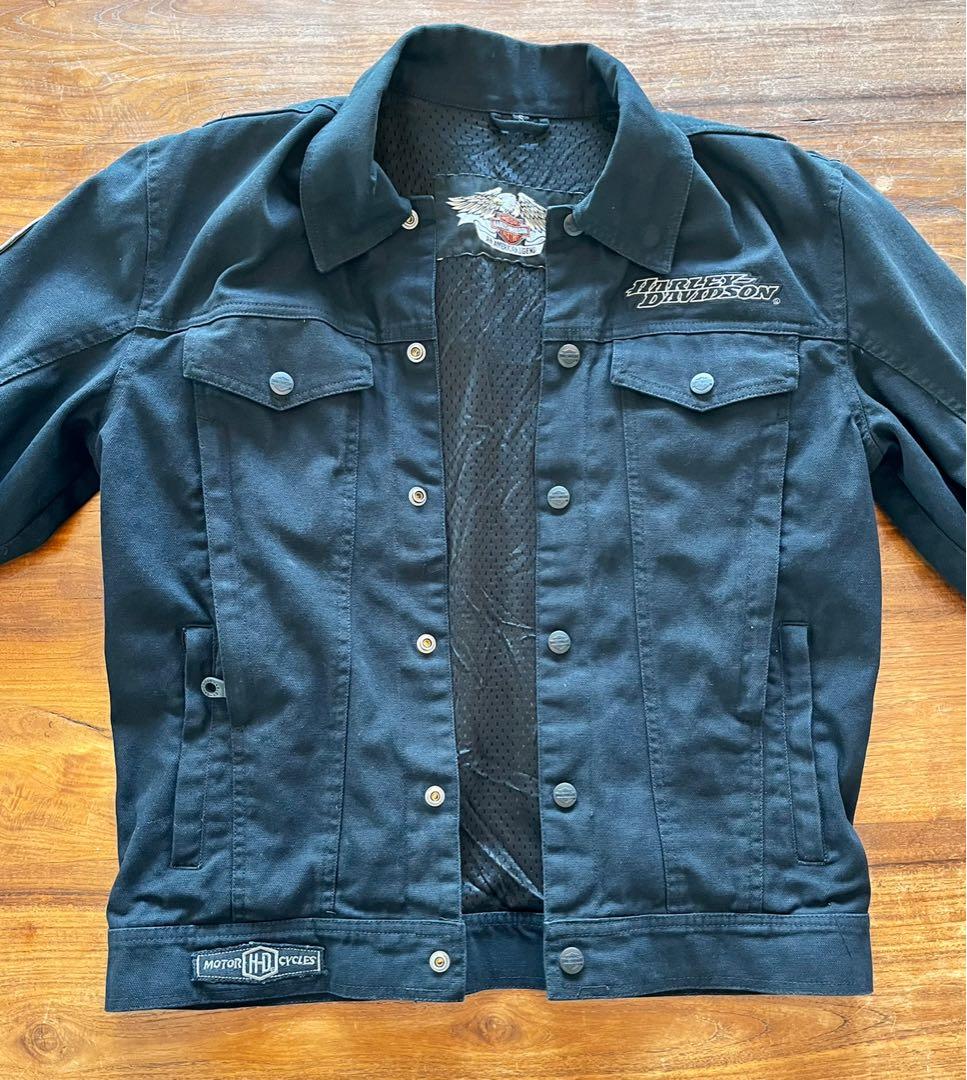 Harley davidson cotton best sale jacket