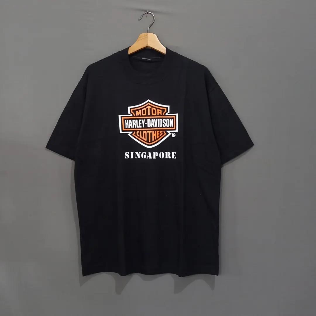 Harley davidson tshirt, Fesyen Pria 