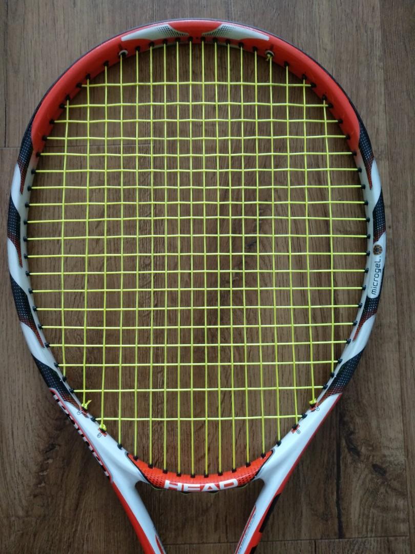Head Microgel Radical Oversize Tennis Racket, Sports Equipment, Sports