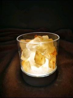 Himalayan Crystal salt Lamb and aroma Therapy salt lamp