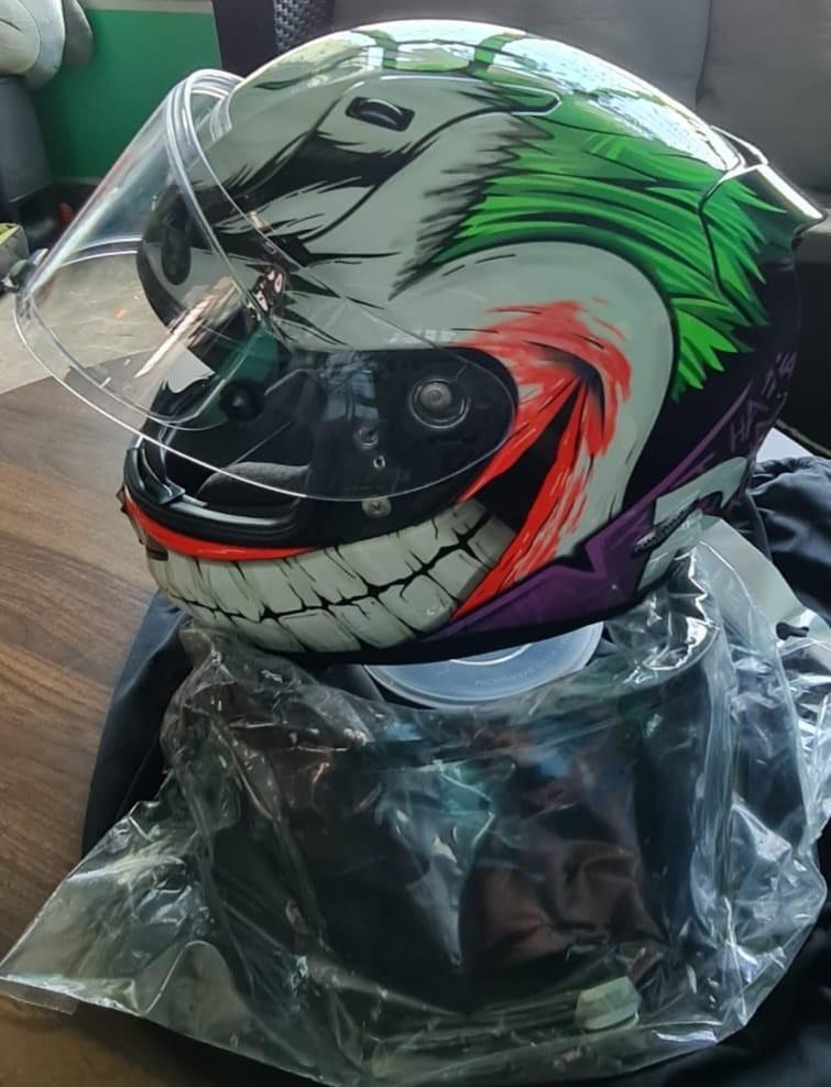 HJC RPHA 11 Joker Dc Comics Full Face Motorcycle Helmet PSB Approved