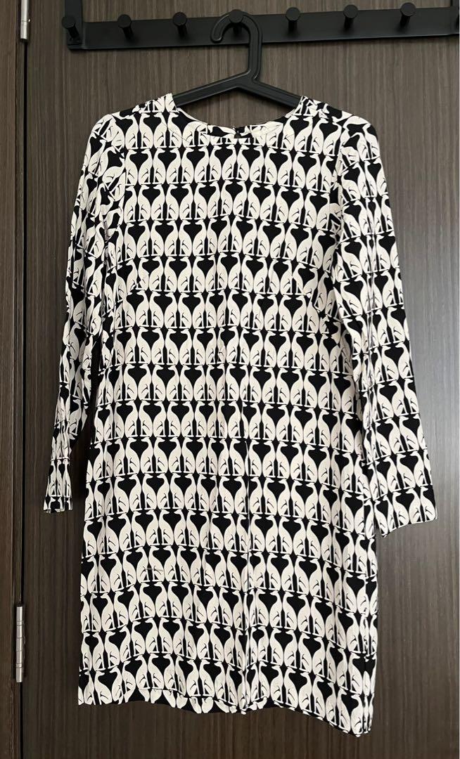 Cat print dress h&m cheap