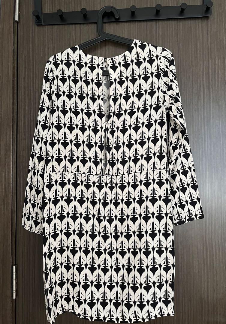 Cat print dress h&m sales
