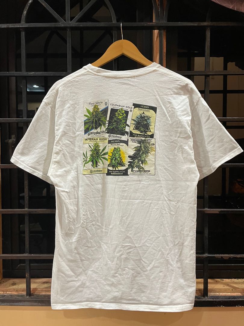 Huf hemp marijuana backhit shirt