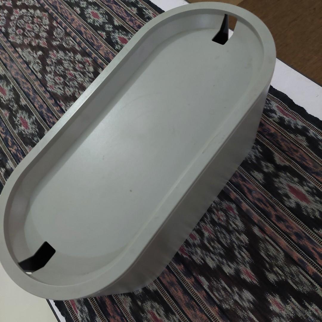 Ikea ROMMA Cable Management Box With Lid White Minimalist Cable