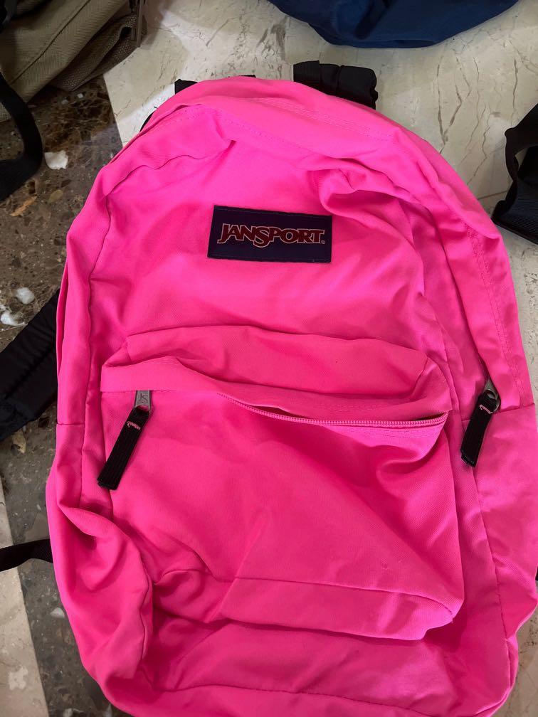 Jansport hotpink Women s Fashion Bags Wallets Backpacks on Carousell
