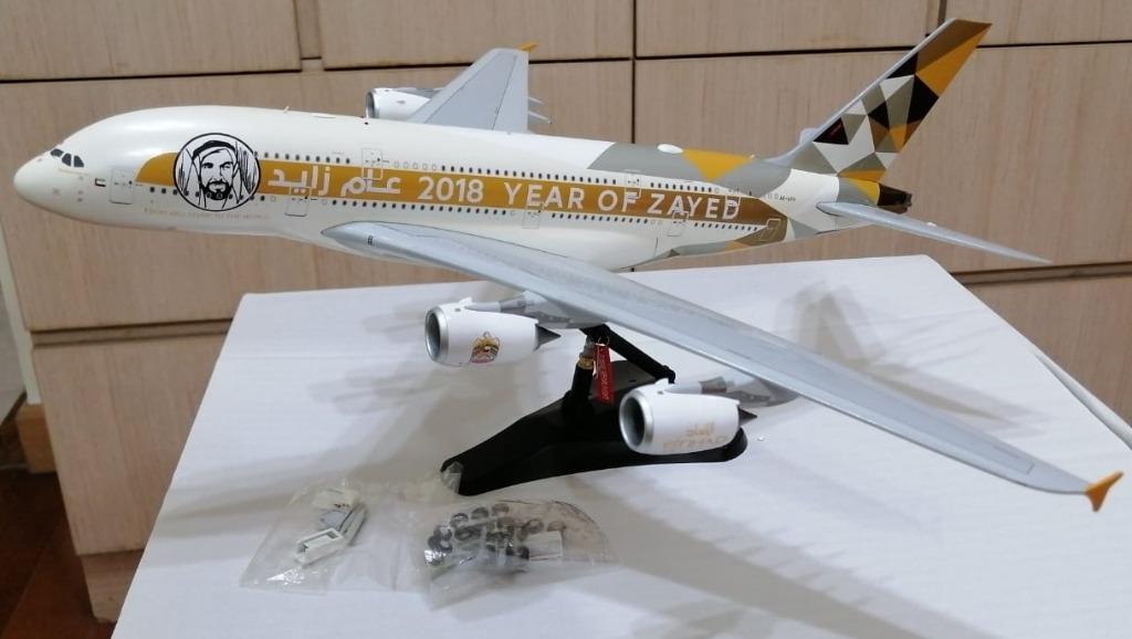 【在庫僅少】 エティハド航空 A380 1/200 wings JC ジャンク 「Year Zayed of 民間航空機
