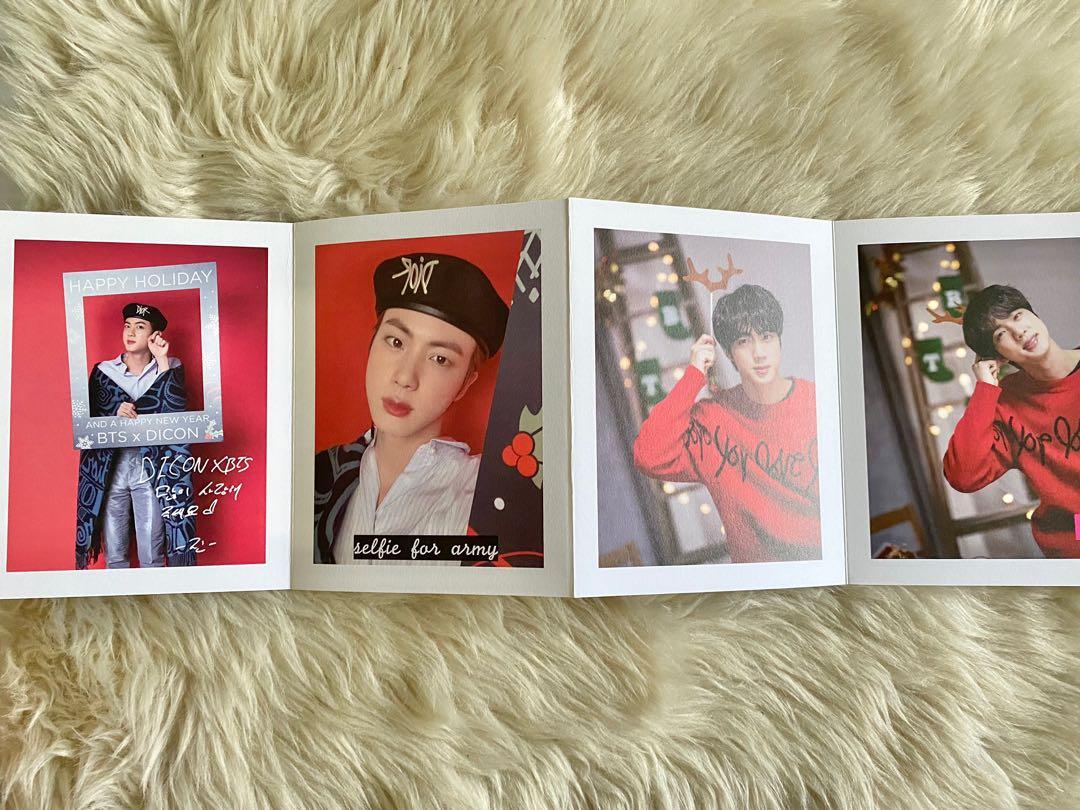 jin beret bts x dicon bts goes on postcard (Category: K-Wave Merchandise) located in Urdaneta. Submitted by cloudyscart (Listing ID 1163317287, Image 2). Description: jin beret bts x dicon bts goes on postcard —onhand —mint condition —rare —last price; payo prio P550 (3 days dop) P500 (payo) reply/dm to claim.