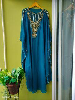 Kaftan hijau tosca
