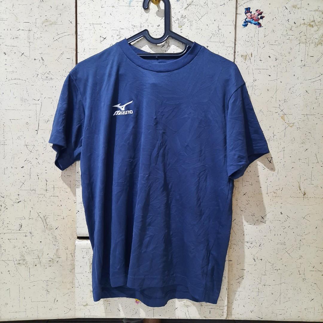 Kaos Bulutangkis Voli Mizuno Baju Olahraga Thrift Preloved Bekas