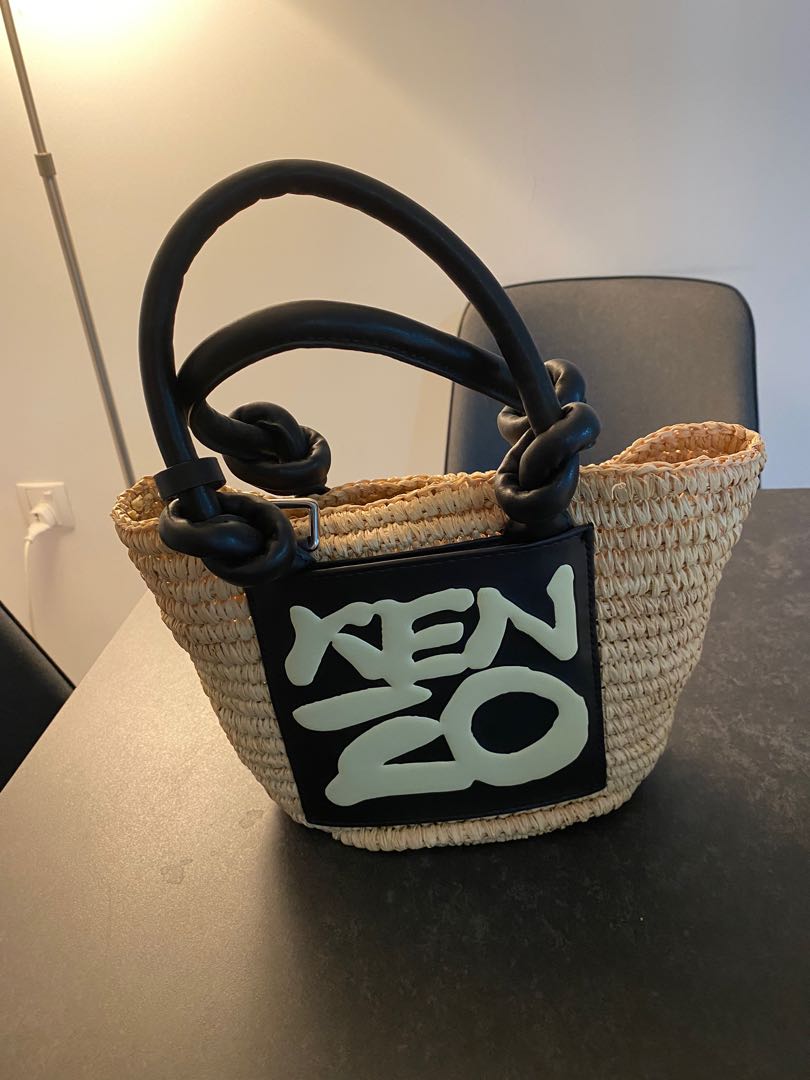 Kenzo shop straw bag