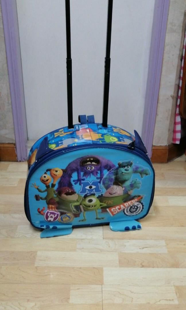 Disney Monster Inc kids hand carry suitcase luggage