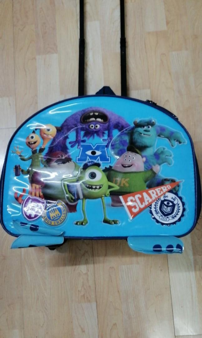 Disney Monster Inc kids hand carry suitcase luggage
