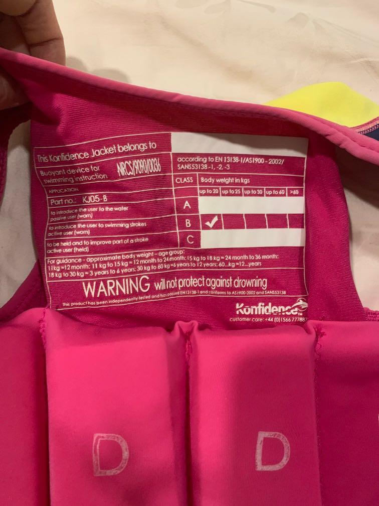 Konfidence kids Swim Vest, Babies & Kids, Babies & Kids Fashion on