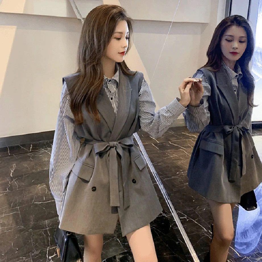 Vest with coat discount