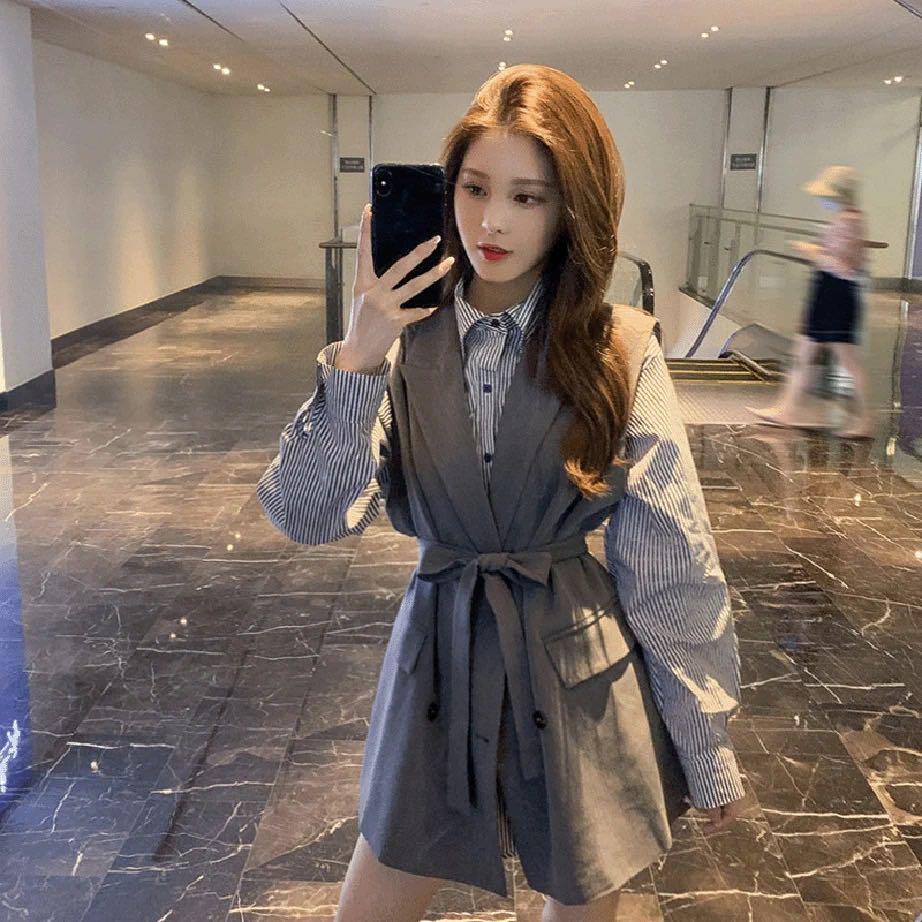 Korean discount vest jacket
