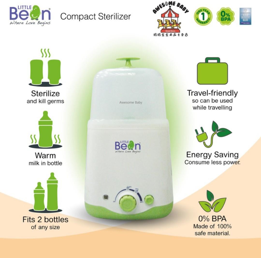 Little bean warmer deals and sterilizer