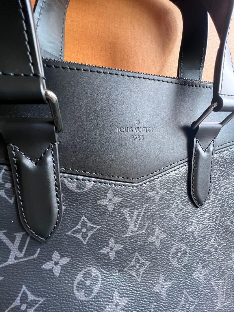 Louis Vuitton Explorer Monogram Eclipse Canvas Briefcase Bag | The Lux  Portal