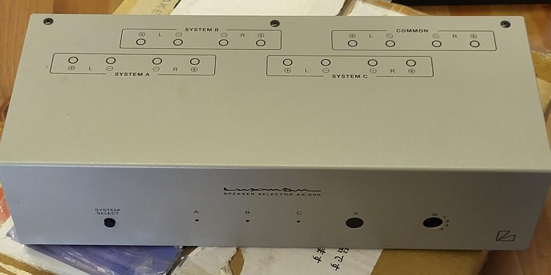 LUXMAN AS-50R 喇叭切換器Speaker Selector, 音響器材, 其他音響配件及
