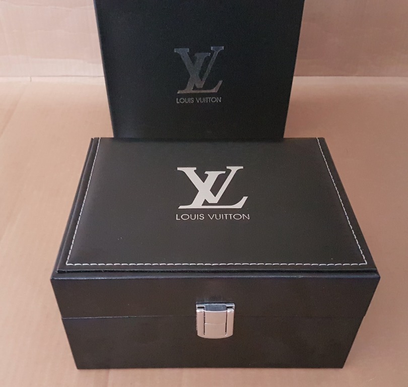 Louis Vuitton Cowhide Leather Watch Case Box #1076