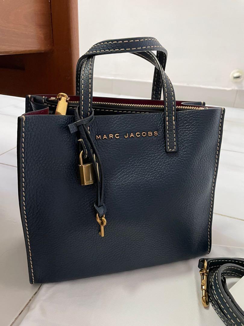 Marc Jacobs Navy the mini Grind crossbody Women s Fashion Bags