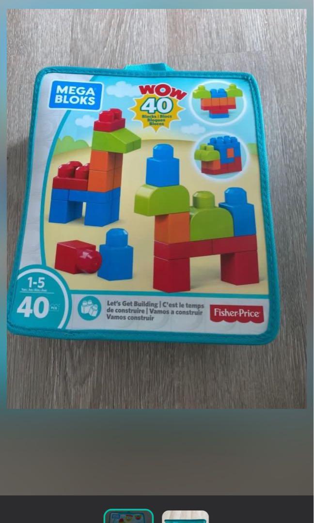 Mega Block (Category: Lego & Building Sets) located in Singapore. Submitted by pexpress (Listing ID 1163482762, Image 2). Description: Brand new 40pcs Mega Block. Self collection @ Ang Mo Kio.