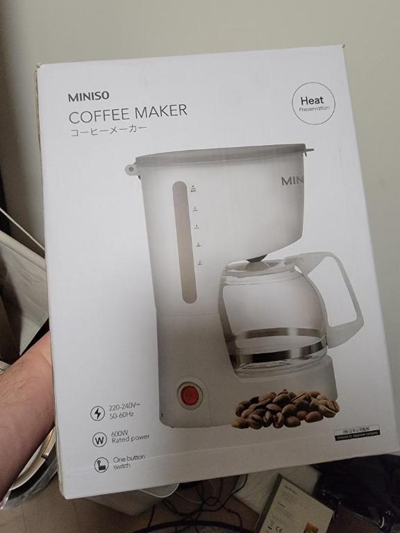 Miniso Coffee Maker , 家庭電器, 廚房電器, 咖啡機及咖啡壺 Carousell
