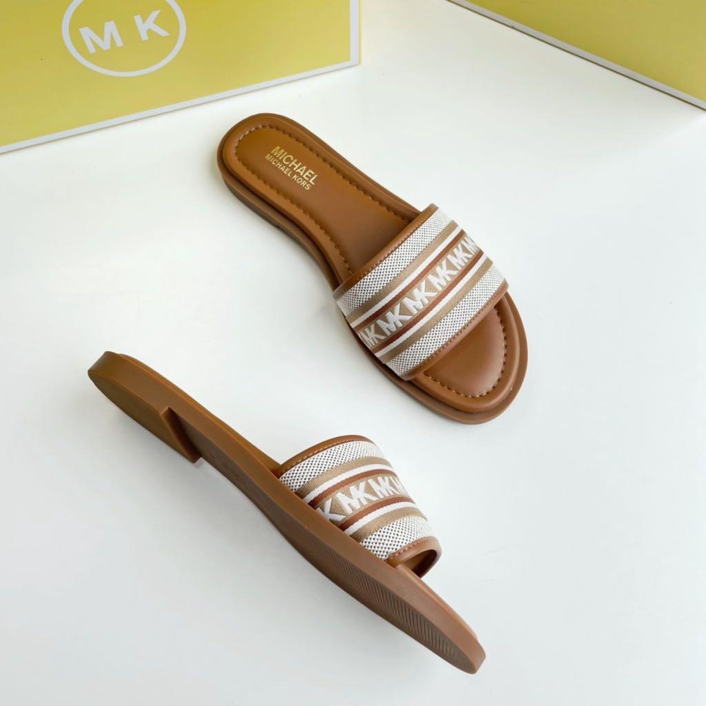 MK Sadler Slide Sandals, Women's Fashion, Footwear, Flats on Carousell