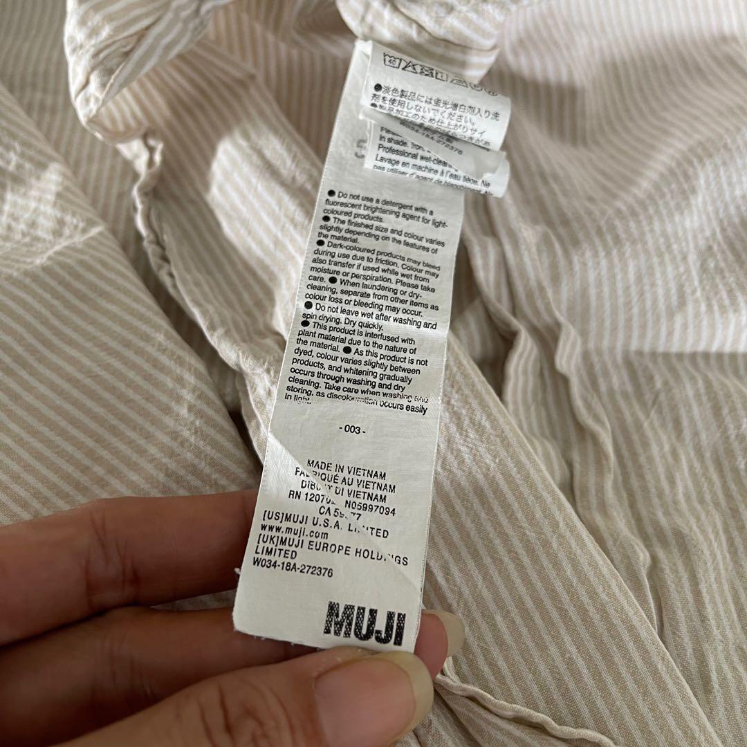 Muji Pillow Cases, Furniture & Home Living, Bedding & Towels on Carousell