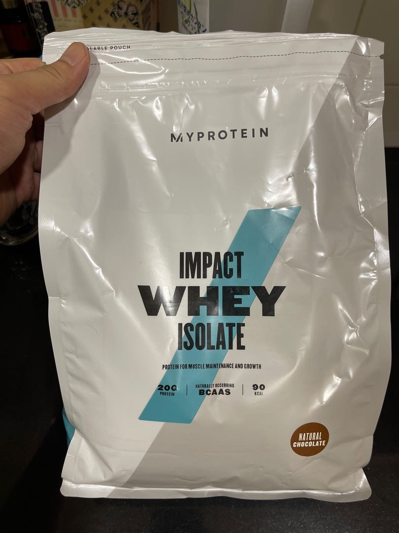 Myprotein Whey Isolate 1kg Chocolate, Food & Drinks, Packaged